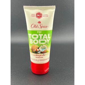 Old Spice Fiji Total Body Deodorant Cream Aluminum Free Sensitive 3.0 oz